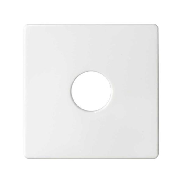 TAPA SIMON 82 PARA TOMA ALTAVOZ MONOFÁSICO DIN 41529 BLANCO NIEVE