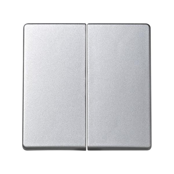 Tecla doble para mecanismos de mando aluminio Simon 73 Loft