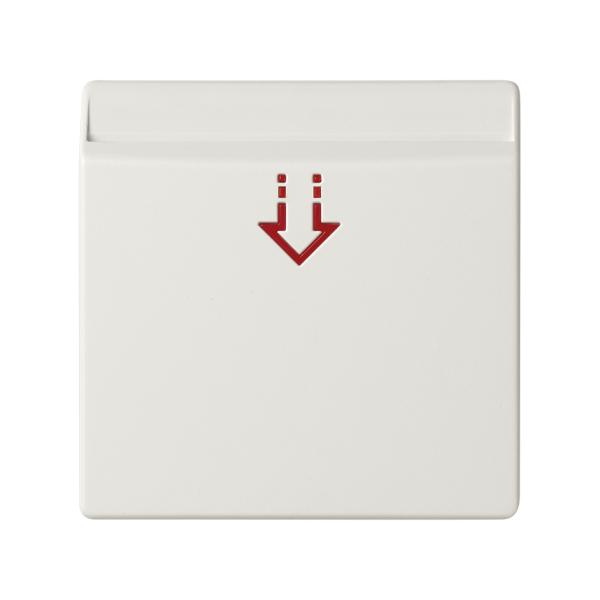 Tapa con visor para interruptor de tarjeta mecánico o electrónico blanco Simon 82