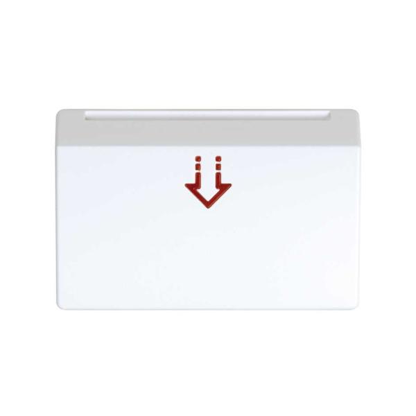Tapa con visor para interruptor de tarjeta mecánico o electrónico blanco Simon 27 Play