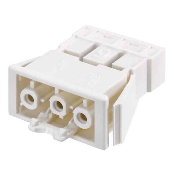 CONECTOR RPIDO EMPOTRAR H 3P BLANCO NIEVE