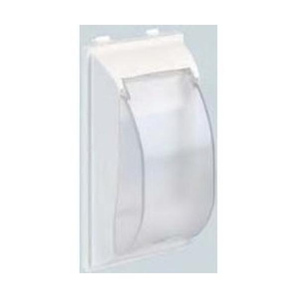 PLACA SIMON CIMA PARA MAGNETOTÉRMICO DIFERENCIAL DIN 33mm BLANCO NIEVE