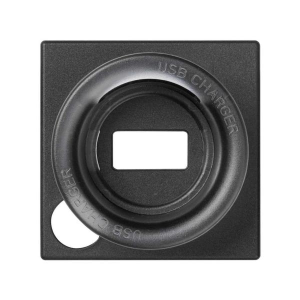 TAPA PARA CARGADOR USB MICRO USB SIMON 82 GRAFITO