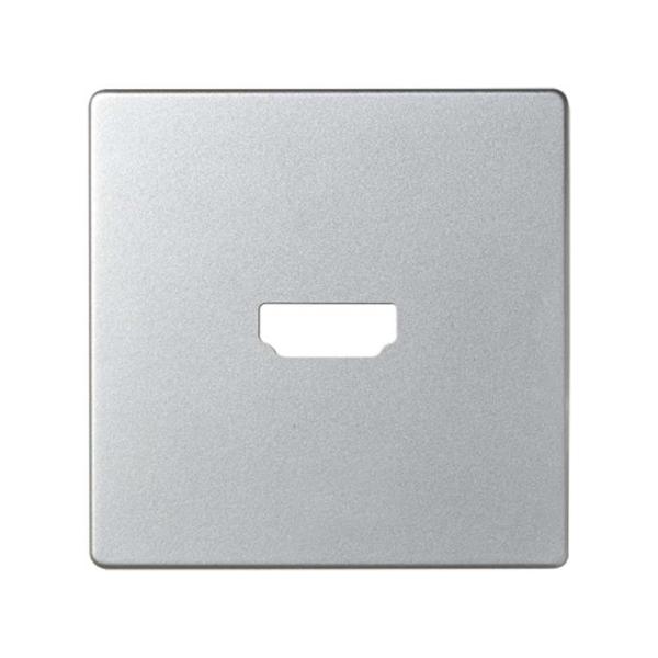 Placa para conector HDMI v1.4 aluminio Simon 82