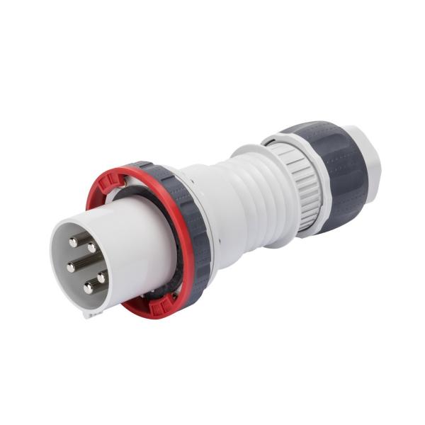 CLAVIJA MÓVIL RECTA HP 3P+T 125A 380-415V 50-60Hz 6h ROJO IP66/67/68/69