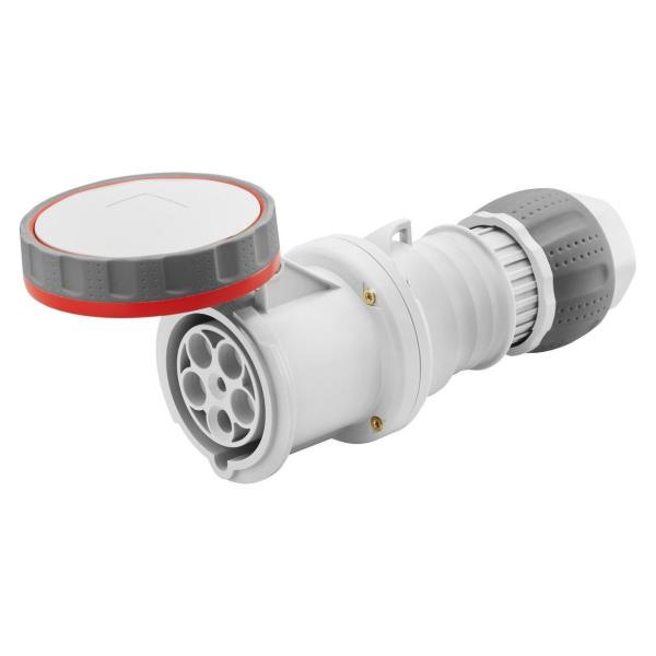 BASE MÓVIL RECTA HP 3P+N+T 125A 346-415V 50-60Hz 6h ROJO IP66/67/68/69