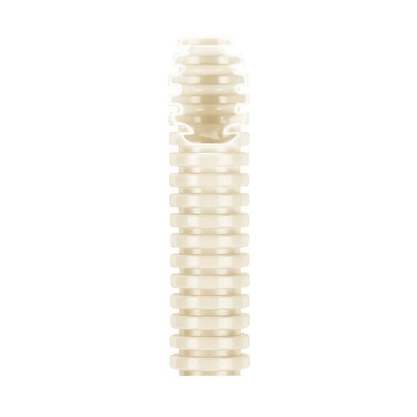 TUBO CORRUGADO MEDIO FK15 DIÁMETRO 25mm SIN GUÍA PARA CABLES BLANCO NATURAL