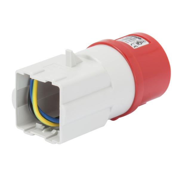 ADAPTADOR INDUSTRIAL/RESIDENCIAL CLAV.3P+N+T 16A 400V AC 50-60Hz P/2 MOD.