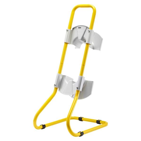 SOPORTE DE TUBO METÁLICO PARA Q-DIN CON 14-20 MÓDULOS BARNIZADO AMARILLO