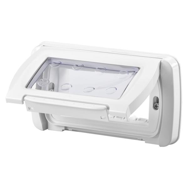 PLACA ESTANCA AUTOPORTANTE 4 MÓDULOS EN BLANCO NUBE