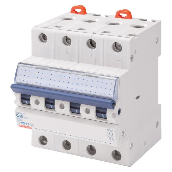 INTERRUPTOR MAGNETOTÉRMICO MT60 4P 32A CURVA C 4 MÓDULOS