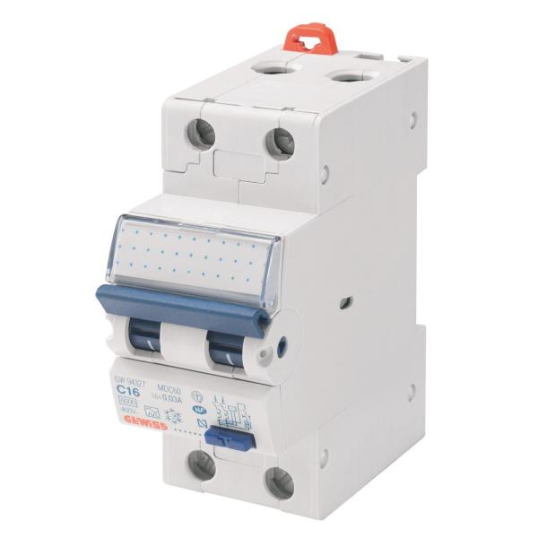 INTERRUPTOR MAGNETOTÉRMICO CMPTO.MDC45 2P 10A CV.C 2 MOD.CTE.DIF.0,03A