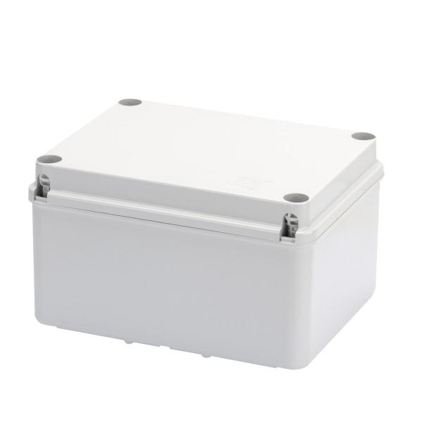 CAJA DERIV.FDO.ALT.CAPCD.TP.BAJA ATLLDA.PDS.LISAS 190x140x110mm GR RAL7035 IP56