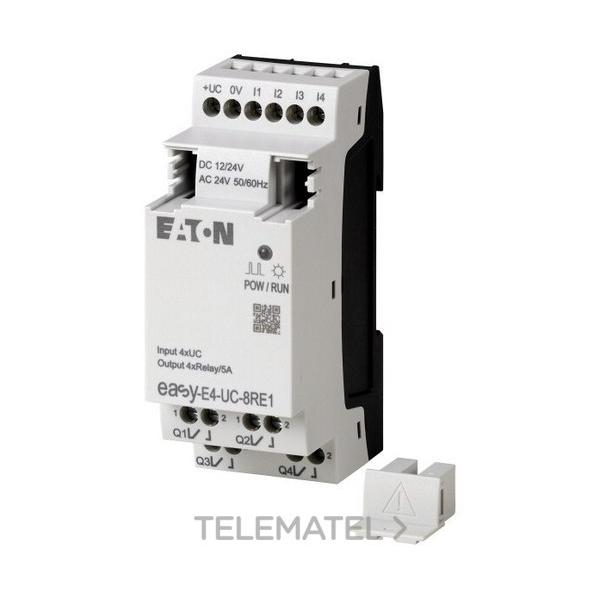 CONTROLADOR NANO EASY E4 AMPLN.E/S 12/24V DC 24 V AC 4 ED 4 SD RELÉ CX.A TORN.
