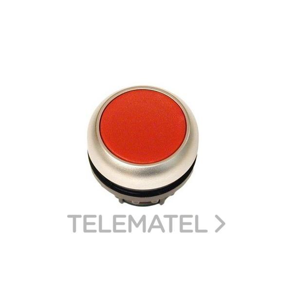 PULSADOR RASANTE M22-DR-R CON ENCLAVAMIENTO ROJO