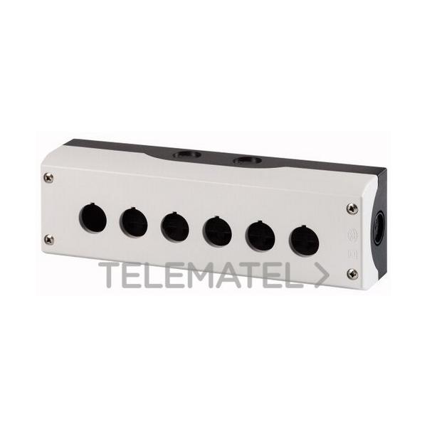 CAJA PARA MONTAJE SALIENTE CON 6 POSICIÓN M22-I6