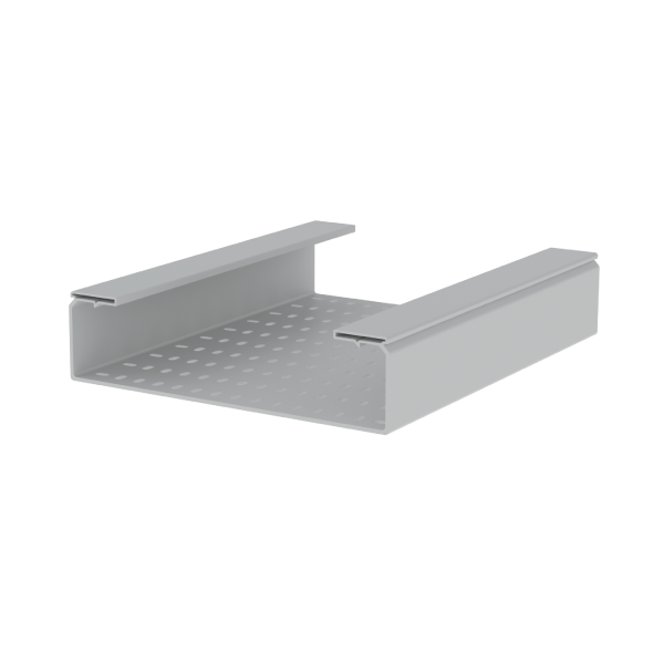 Bandeja aislante perforada de 100x400 mm Unex en U23X color gris