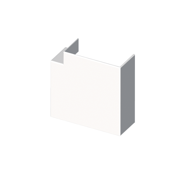 Ángulo plano de 40x110 mm Unex en U24X color blanco