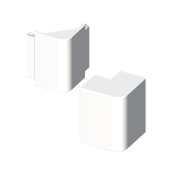 Ángulo exterior de 60x110 mm Unex en U24X color blanco