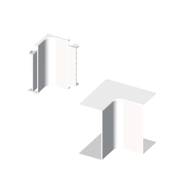 Ángulo interior de 60x190 mm Unex en U24X color blanco