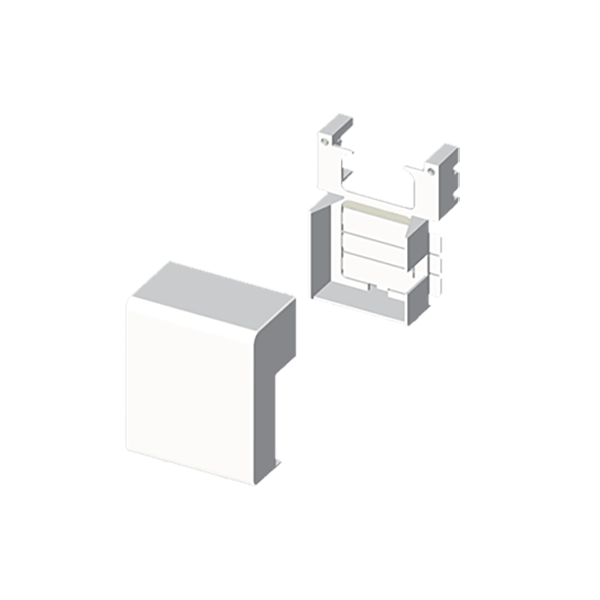 Derivación de 20x30 mm Unex en U24X color blanco