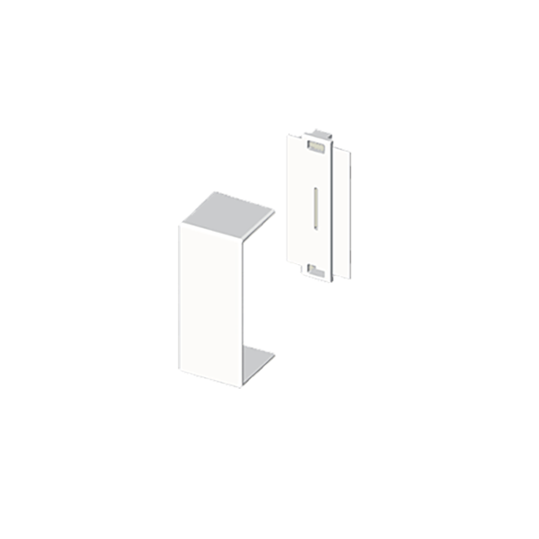 Cubrejuntas de 20x50 mm Unex en U24X color blanco