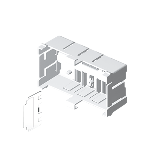 Caja de 120 mm Unex en U24X para tapas de 65 mm 