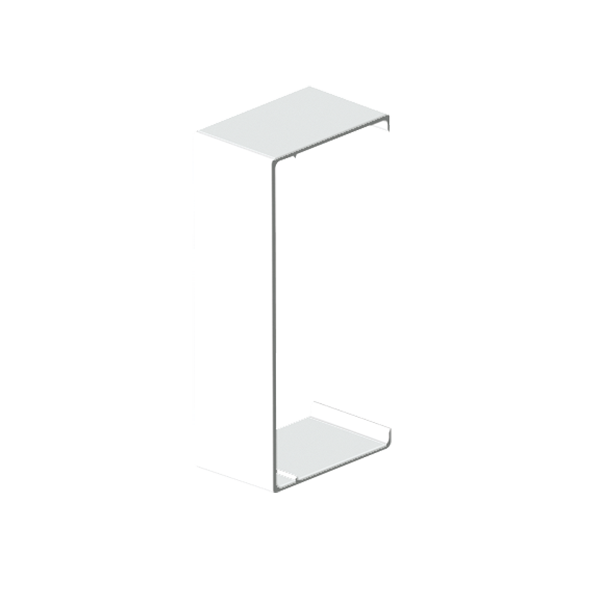 Cubrejuntas de 40x90 mm Unex en U24X color blanco