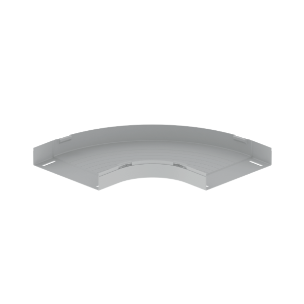 Curva plana 90° de 60x300 mm Unex en U23X color gris