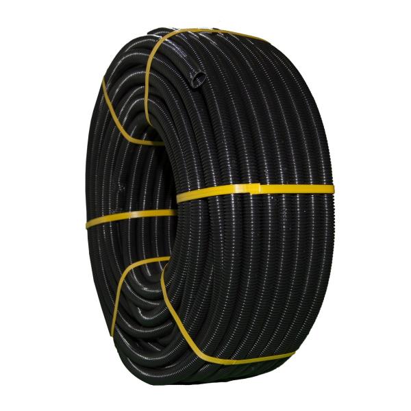 TUBO FLEXIBLE DE PVC CORRUGADO DIMETRO 16 NEGRO