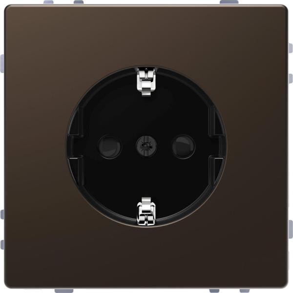 TOMA SCHUKO COMPLETA CON MECANISMO 16A MOCCA D-LIFE PARA INSTALACIÓN EMPOTRADA