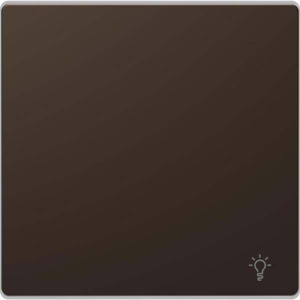 TECLA SIMPLE CON SMBOLO LUZ MOCCA PARA MECANISMO D-LIFE