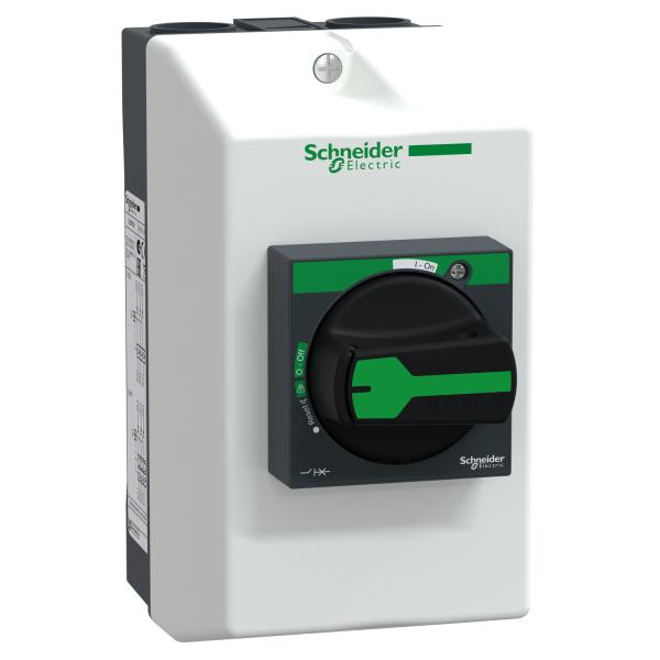 TeSys GV2 - Enclosure for TeSys GV2P/L - black handle - IP65