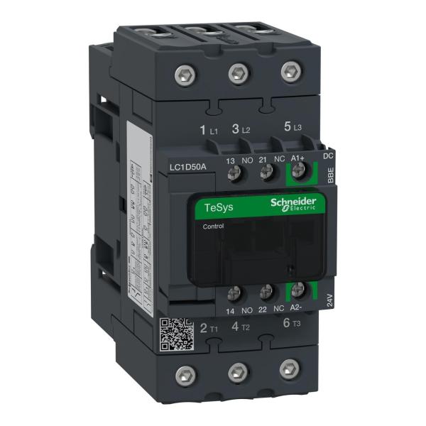 CONTACTOR TESYS-D 3P AC-3 50A 24V DC