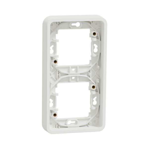 MARCO VERTICAL 2 ELEMENTOS MUREVA IP55 BLANCO