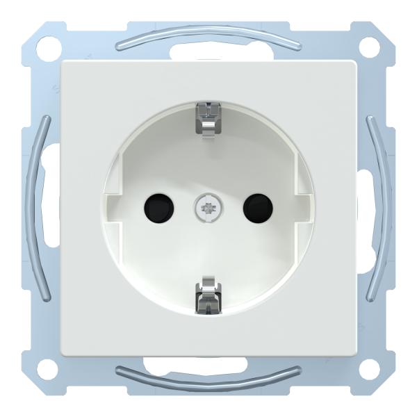 Elegance Schuko completo color Blanco activo