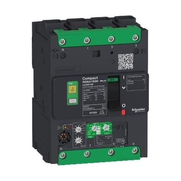 INTERRUPTOR AUTOMTICO COMPACT NSXM 25kA VIGI 50A 4P 50/60Hz CONEXIN EVERLINK