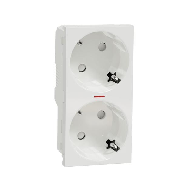 SCHUKO DOBLE RAPTOR CON PILOTO ANTRACITA