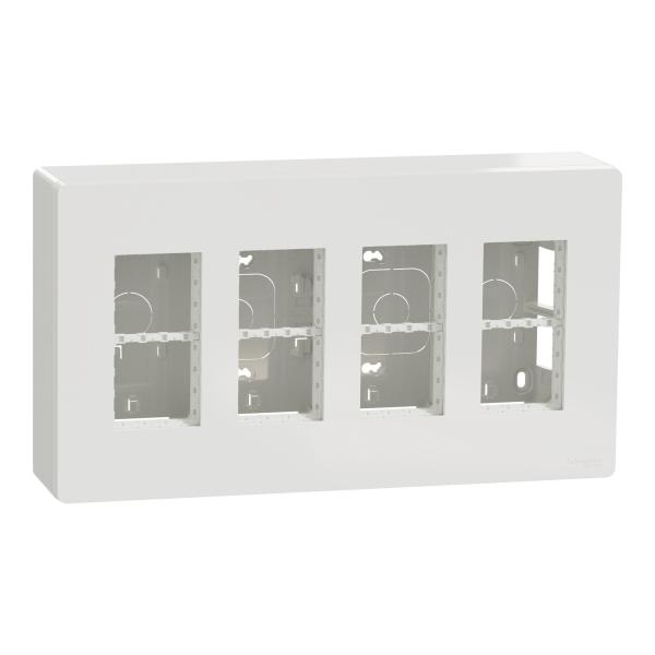 New Unica System+ - Puesto de Trabajo - 4 columnas - Superficie - Polar