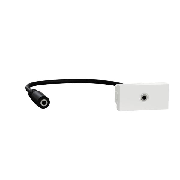 TOMA MINIJACK 3,5mm 1 MODULO POLAR