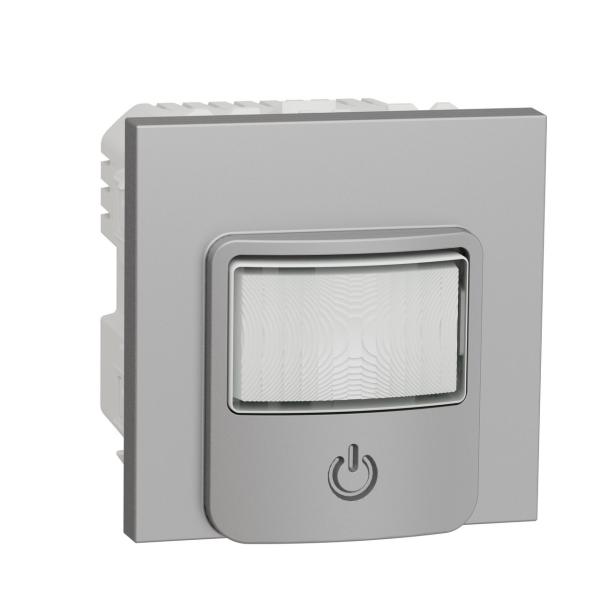 SENSOR MOVIMIENTO CON INTERRUPTOR 10A ALUMINIO