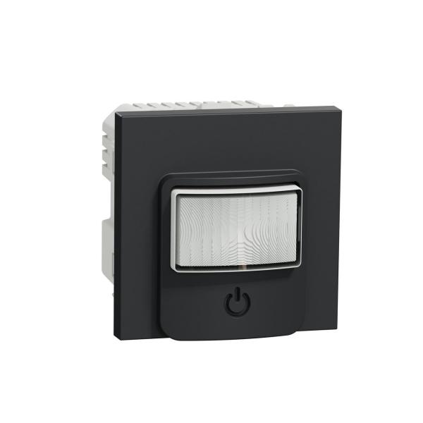 SENSOR MOVIMIENTO CON INTERRUPTOR 10A ANTRACITA