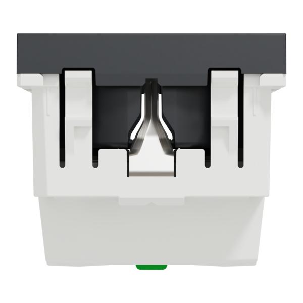 New Unica Schuko conexion rapida Antracita
