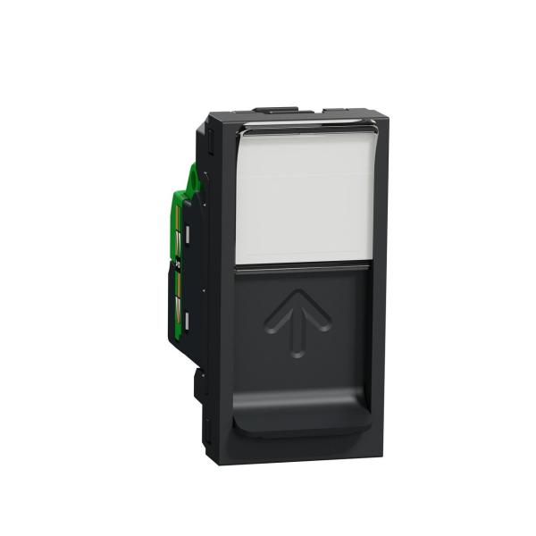 TOMA RJ45 CATEGORA 6 UTP 1 MODULO ANTRACITA