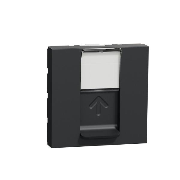 TOMA RJ45 CATEGORA 5e UTP 2 MDULOS ANTRACITA