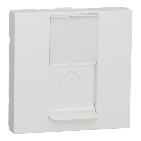 New Unica - toma de datos plana RJ45 Cat5E U/UTP, conector S-One, polar