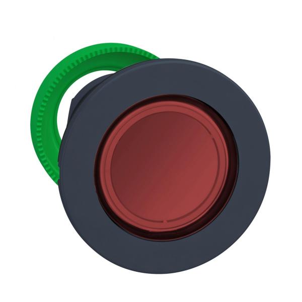 CABEZA PULSADOR LUMINOSO XB5 MONTAJE ENRASADO ROJO PULSACIN DOBLE LED