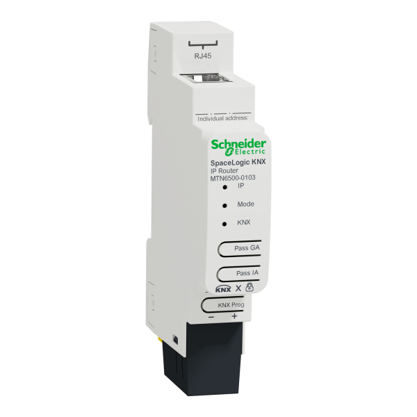 KNX - SpaceLogic KNX/IP Router carril DIN KNX Secure