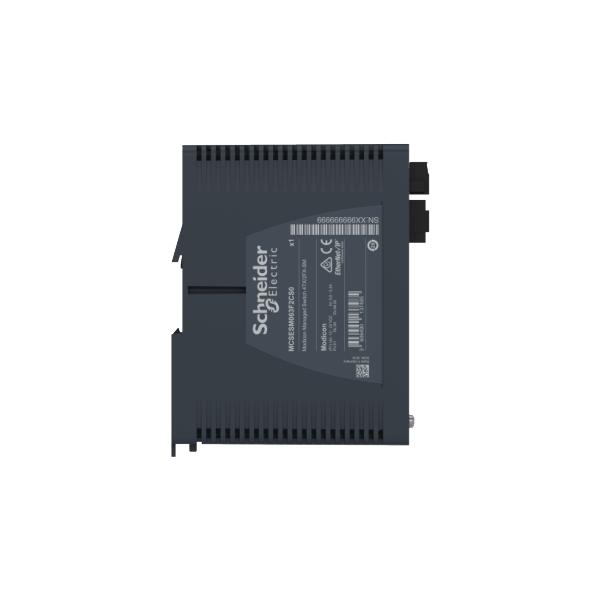 Modicon Managed Switch - 4 puertos para cobre + 2 puertos para fibra óptica monomodo