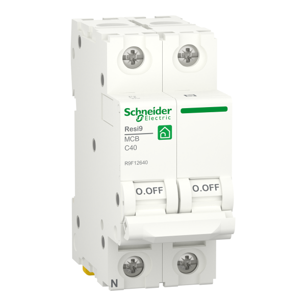 Interruptor Magnetotérmico; Resi9; 1P+N; 40 A; 6000 A; 230 V